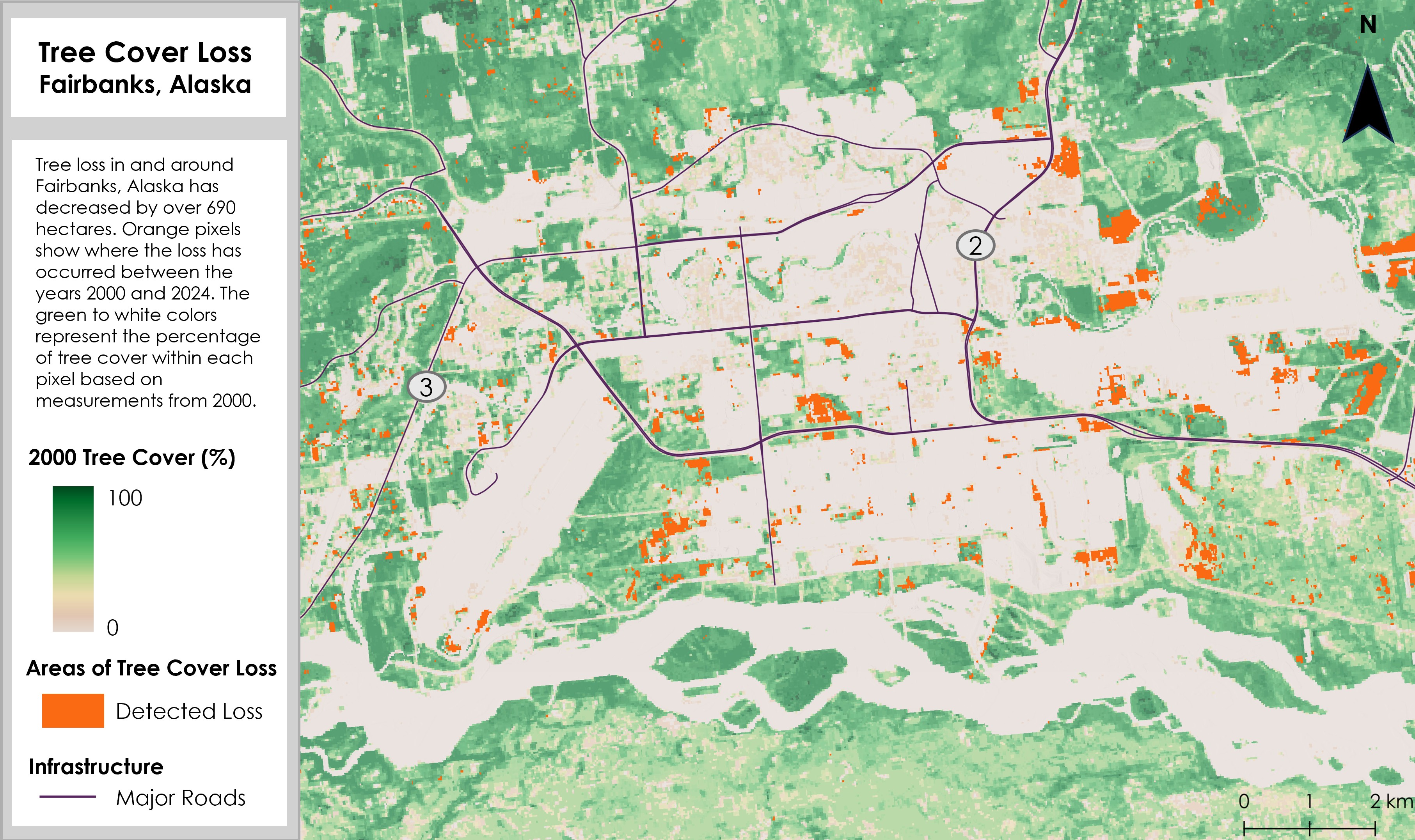 Carbon and Forest Loss in Fairbanks, Alaska
